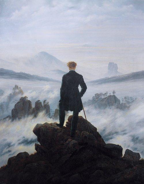 19.Surface AntyLuwr Caspar David Friedrich Wedrowiec ponad morzem mgly