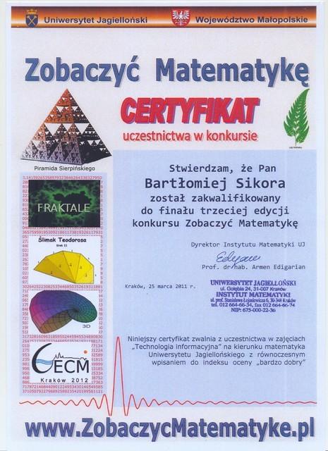Zobaczyc matematyke Sikora Bartlomiej